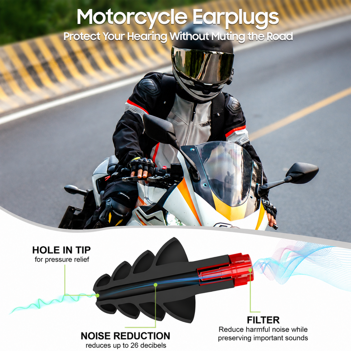 Motorcycle Earplugs