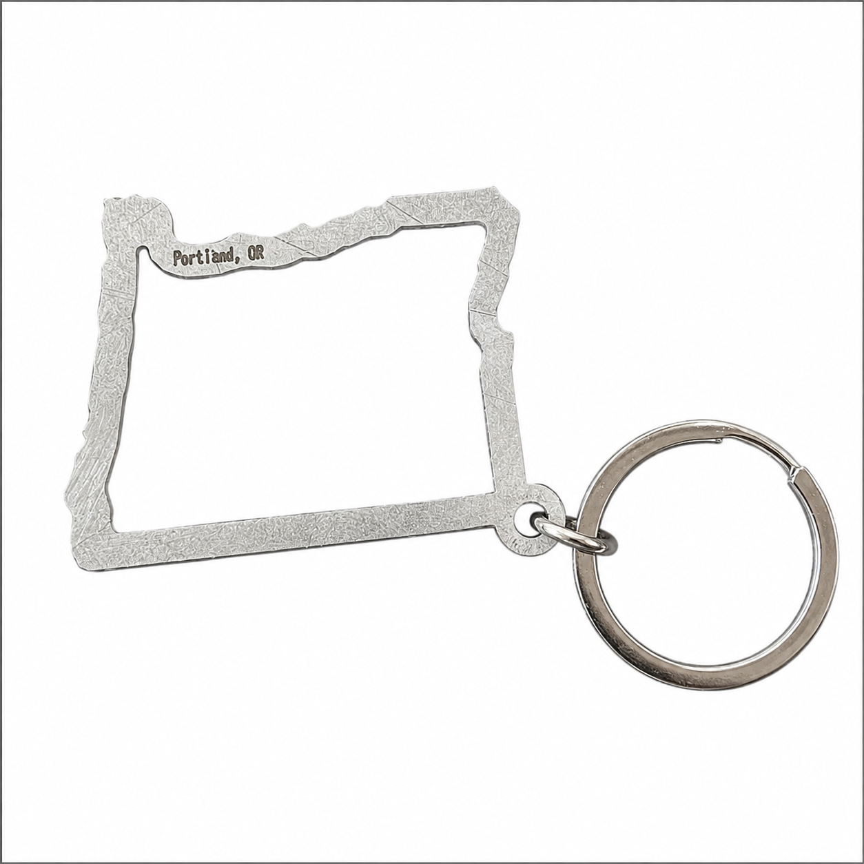 Oregon SS Keychain